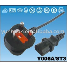 UK Netzkabel Kabel Sets - Vereinigtes Königreich-Typ Uk Stil BS-version